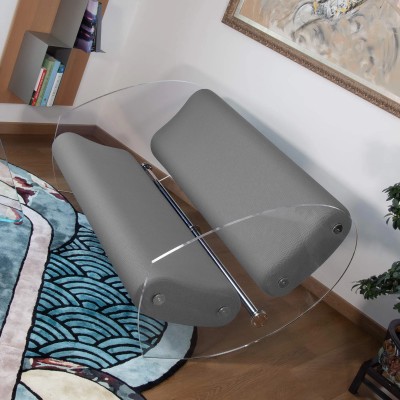 Designer-Sofa MW07 aus PMMA - Schaumstoffsitz - Handgefertigt in Frankreich.