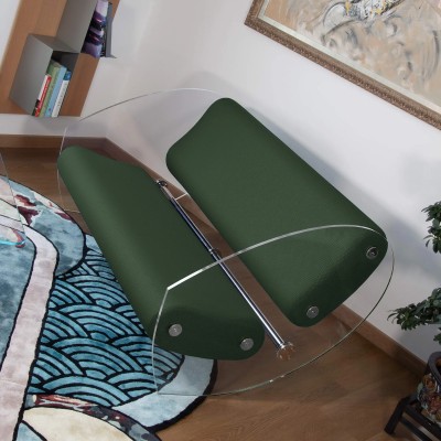 Designer-Sofa MW07 aus PMMA - Schaumstoffsitz - Handgefertigt in Frankreich.