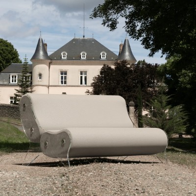 Sofa MW06 Design - Acrylic glass - Handmade in France.