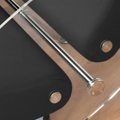 Fauteuil design MW07 en PMMA ou verre trempé – Assise en mousse – Fait main en France.