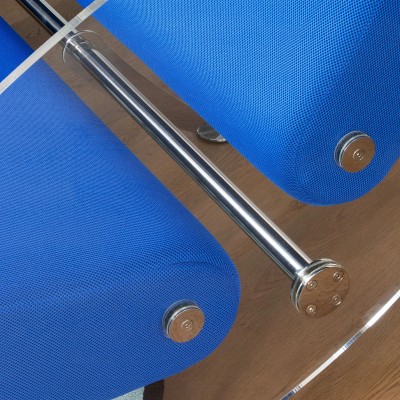 Fauteuil design MW07 en PMMA ou verre trempé – Assise en mousse – Fait main en France.