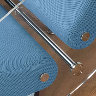 Fauteuil design MW07 en PMMA ou verre trempé – Assise en mousse – Fait main en France.