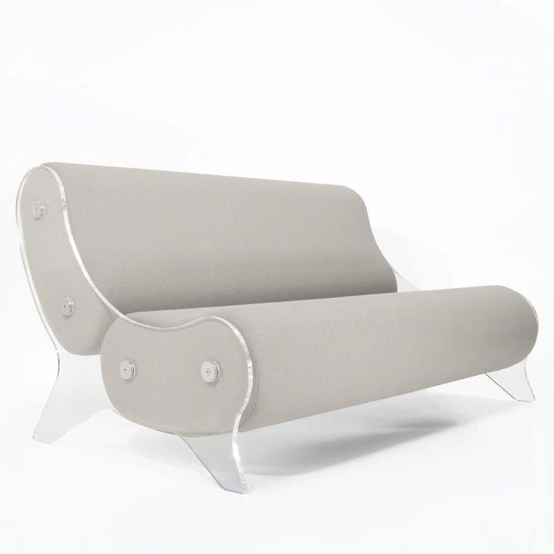 Design-Sofa MW06 aus PMMA - Handgefertigt in Frankreich.