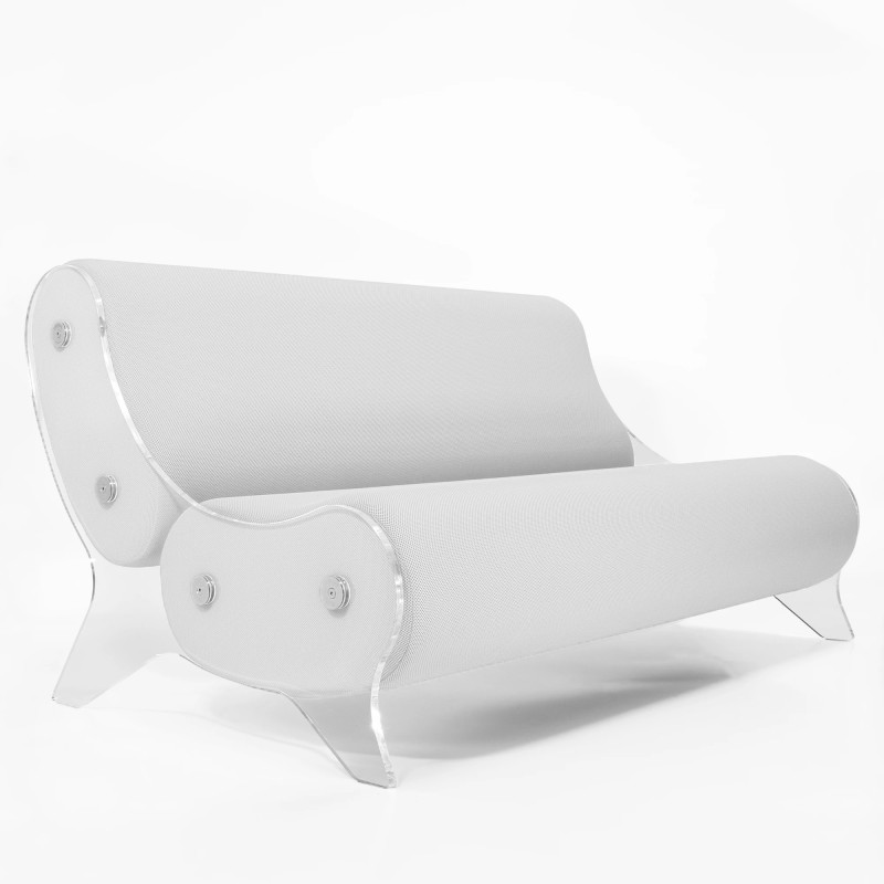 Sofa MW06 Design - PMMA - Handmade in France.