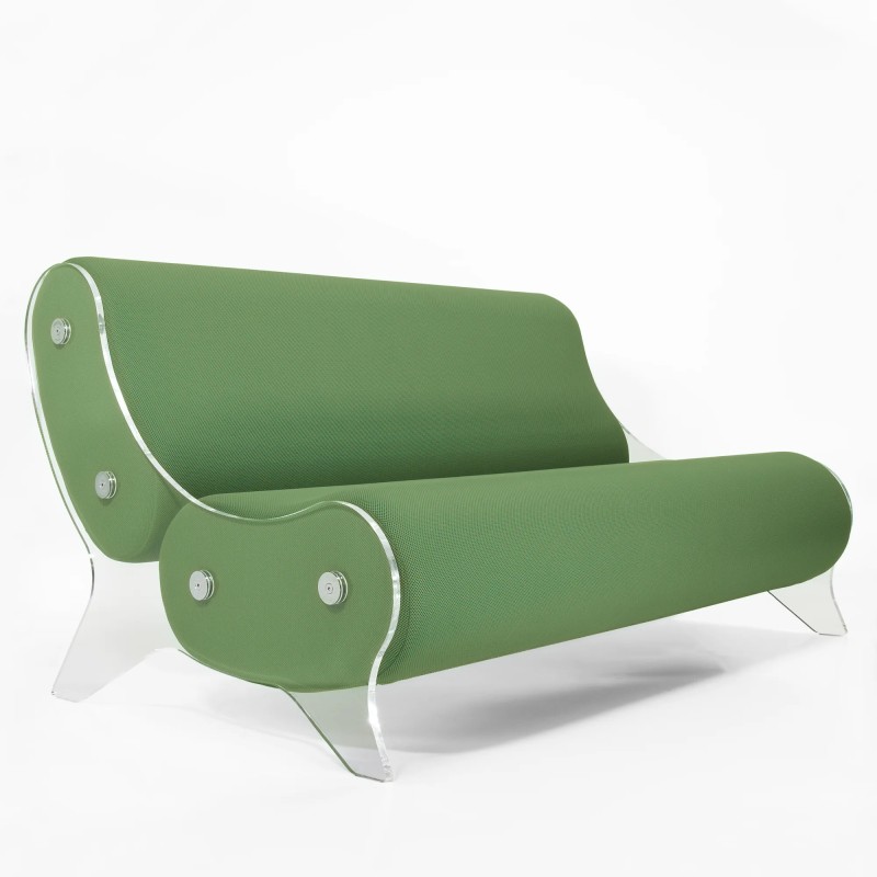 Canapé design MW06 en PMMA - Fait main en France.
