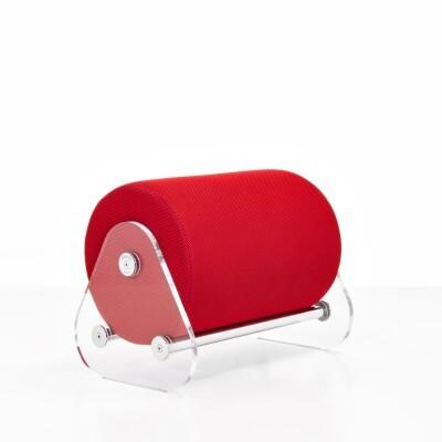 MW06 Design-Pouf aus PMMA - Handgefertigt in Frankreich.