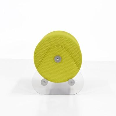 MW06 designer pouf in PMMA - Handmade in France.