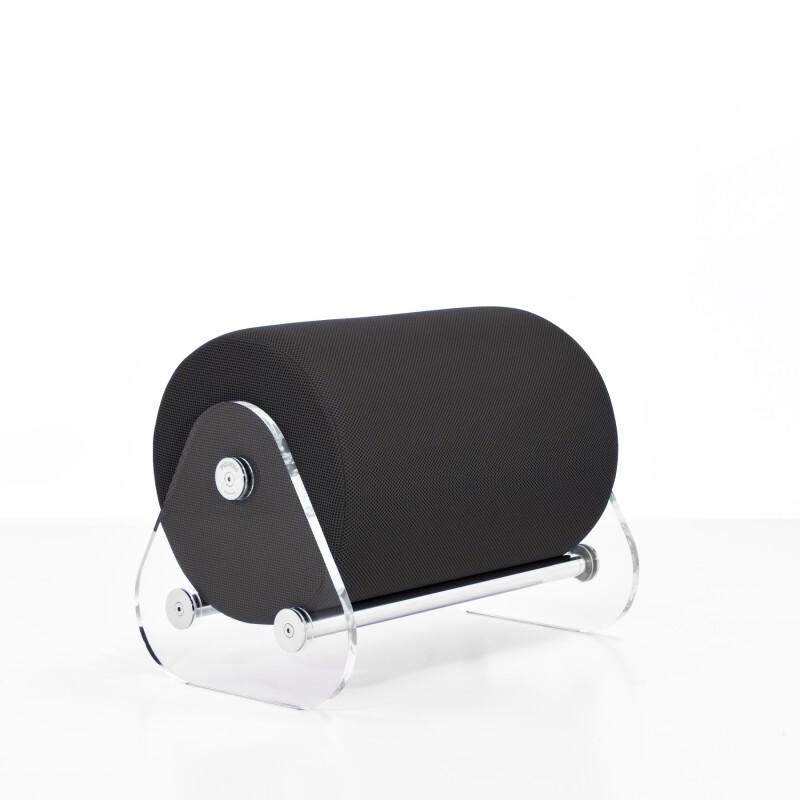 MW06 designer pouf in PMMA - Handmade in France.