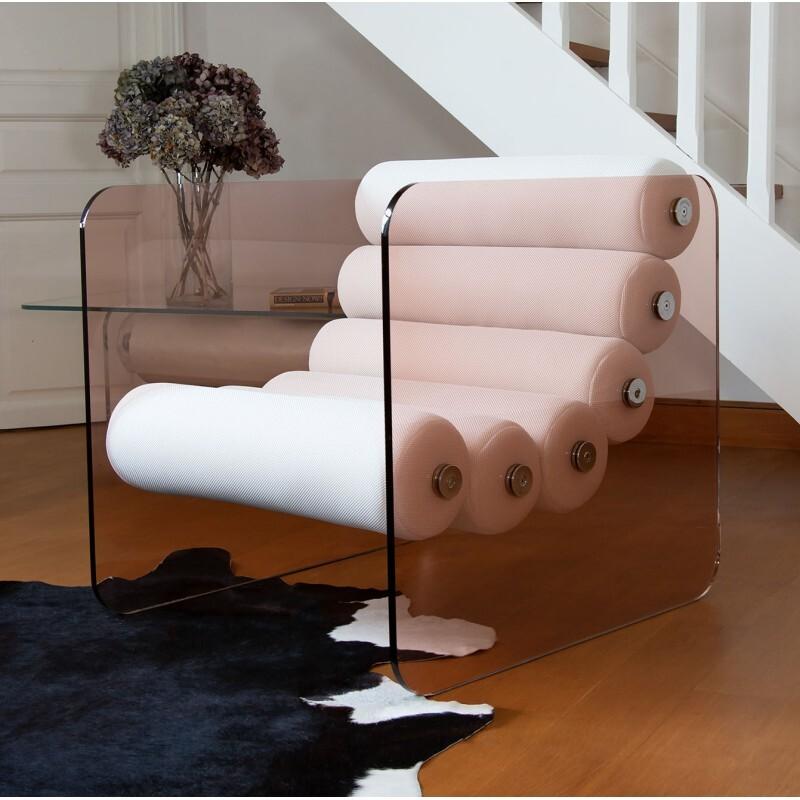 Design-Sessel MW02 aus PMMA - Handgefertigt in Frankreich.