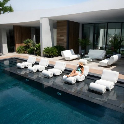 Fauteuil design MW06 en verre acrylique - Fait main en France.