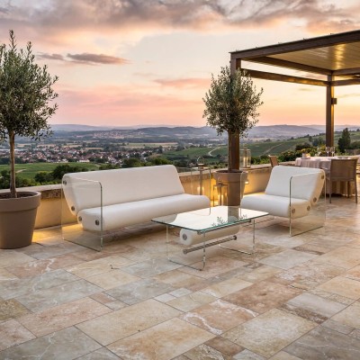 MW08 Design Armchair - Foam Seat - Acrylic glass