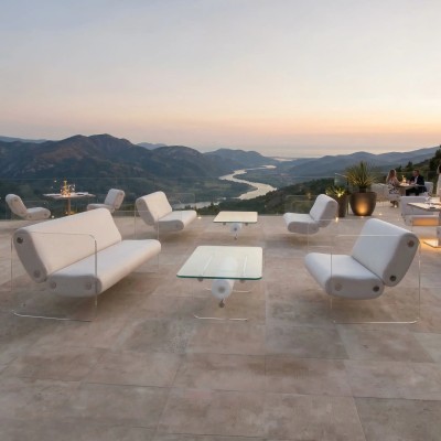 MW08 Design XL Armchair - Foam Seat - Acrylic glass