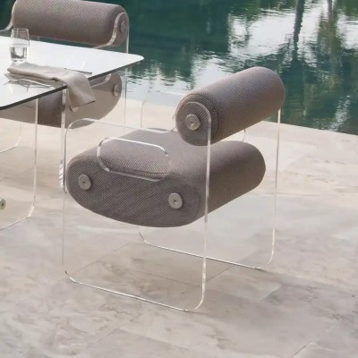 MW04 design chair in PMMA - Handmade in France.