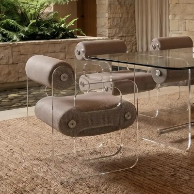 MW04 design chair in PMMA - Handmade in France.