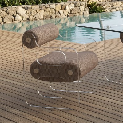 Chaise design MW04 en PMMA - Fait main en France.
