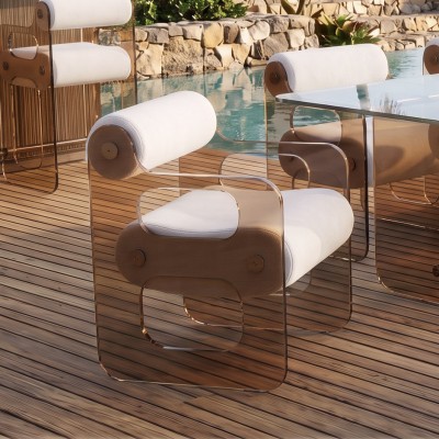 Designerstuhl MW04 aus PMMA - Handgefertigt in Frankreich.